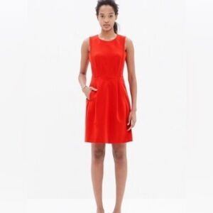 Madewell Summer Abroad Inset Fit & Flare Dress size L